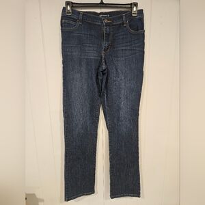 Lee 1889 Women’s Relaxed Fit Blue Jeans 10 Long Straight Leg Stretch Denim 32x34